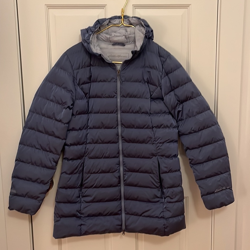 Womens Size M Eddie Bauer Blue Winter Coat